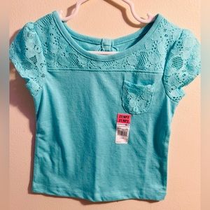Lace girls top